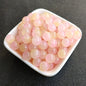 Dual Color Round Glass Beads 8mm Gradient Painted 100pcs 23