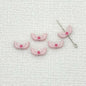 Angel Wing Metal Beads 14mm Painted Colorful Alloy 10pcs 14
