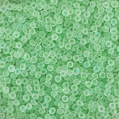 Transparent Frosted Seed Glass Beads 2mm with 1mm Hole 660pcs 31