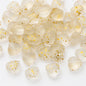 Heart Shape Glass Beads 8mm Frosted Iridescent Pastel 20pcs 19
