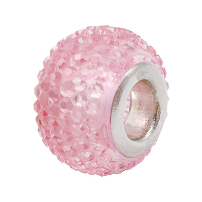 Resin Spacer Beads Pink Tone 40pcs 24