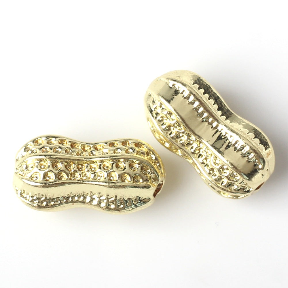 Peanut Metal Beads 15mm Spray Painted Zinc Alloy 20pcs 7