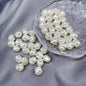 Imitation Baroque Pearl Acrylic Beads Irregular Shape ABS Plastic 100pcs 11