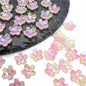 Czech Glass Beads Cherry Blossom 10mm Iridescent Pastel 50pcs 27