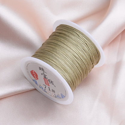 Nylon Thread Solid Color Glossy Finish 0.4mm 60m Spool 50