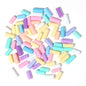 Macaron Acrylic Beads Mixed Shapes Pastel Colors 100pcs 8