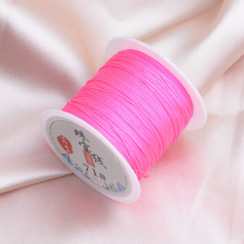 Nylon Thread Solid Color Glossy Finish 0.4mm 60m Spool 44