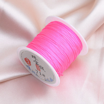 Nylon Thread Solid Color Glossy Finish 0.4mm 60m Spool 44