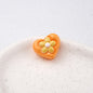 Floral Heart Acrylic Beads 21mm Colorful Mixed 50pcs 18