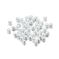 Pearl Glass Beads 8mm Imitation Smooth Glossy Mixed Colors 100pcs 6