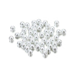 Pearl Glass Beads 8mm Imitation Smooth Glossy Mixed Colors 100pcs 6