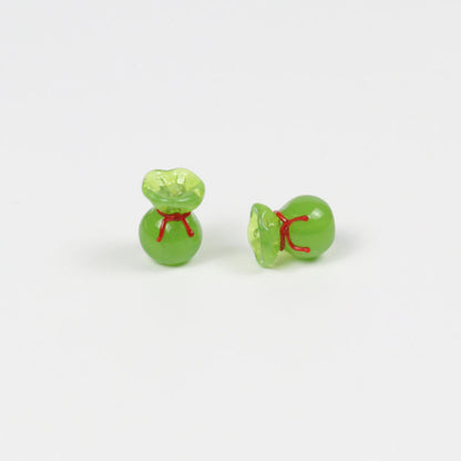 Lampwork Glass Beads Money Bags 10x12mm 12x15mm Mixed Colors 50pcs 7