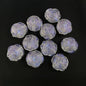 Transparent Aurora Laser Acrylic Beads Iridescent Mixed Shapes 2pcs 27