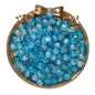 Ice-Cracked Round Glass Beads 8mm Vibrant Vintage Colors 50pcs 7