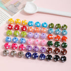 Bright Polka Dot Resin Beads 12mm Glossy Multicolor 20pcs 3