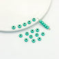 Alloy Spacer Beads 6mm Colorful Baking Painted 50pcs 14