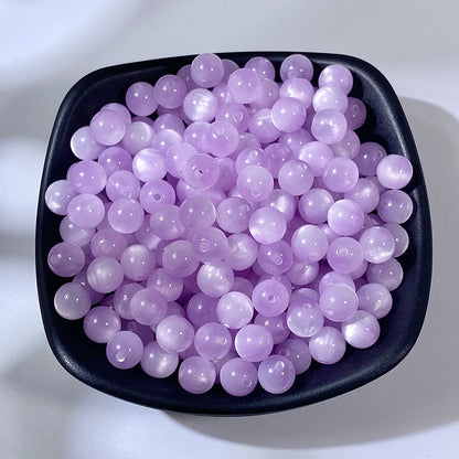Light Color Gradient Resin Beads 8mm Pastel Soft Shades 100pcs 16