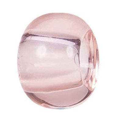 Glass Abacus Spacer Beads 15mm Transparent Large Hole 100pcs 13