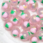 Hand Painted Daisy Bee Series Acrylic Beads 16mm Colorful Glossy 10pcs 6