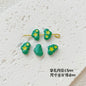 Painted Cute Character Plate Series Metal Beads Bulk 20pcs 14