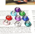 Acrylic Facet Spacer Beads 14mm Large Hole 100pcs 5
