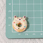 Animal Donut Resin Beads 20mm Glossy Pastel Shimmer 10pcs 10