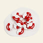 Silicone Focal Beads Cloud Rainbows Hearts Layered Design 20pcs 9