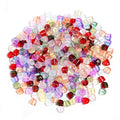 Czech Glass Beads Tulip Petals And Leaves Vintage Frosted 9mm 200pcs 6