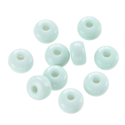 Acrylic Oblate Spacer Beads 4x7mm Baking Painted 100pcs 13