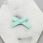 Rubberized Spray Painted Cross Acrylic Beads 34x21mm Matte Mixed Colors 20pcs 13