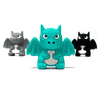 Silicone 3D Focal Beads Small Dragon Detailed Wings 20pcs 5
