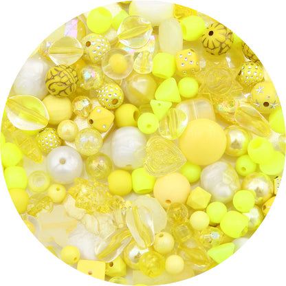 Mixed Style Acrylic Beads Colorful Hearts Bows Gems Assorted 33