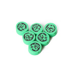 Flat Clay Beads 10mm Hero Series Polymer Colorful 100pcs 4