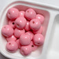 Painted Chubby Acrylic Beads 16mm Glossy Bright Colors 10pcs 11