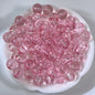 Transparent Glass Beads 10mm Soft Pastel Glossy Finish 100pcs 11