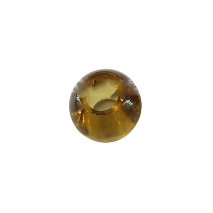 Glass Abacus Spacer Beads 15mm Transparent Large Hole 100pcs 15