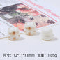 Cute Kitten and Paws Resin Beads Irregular Shape Multicolor 3pcs 6