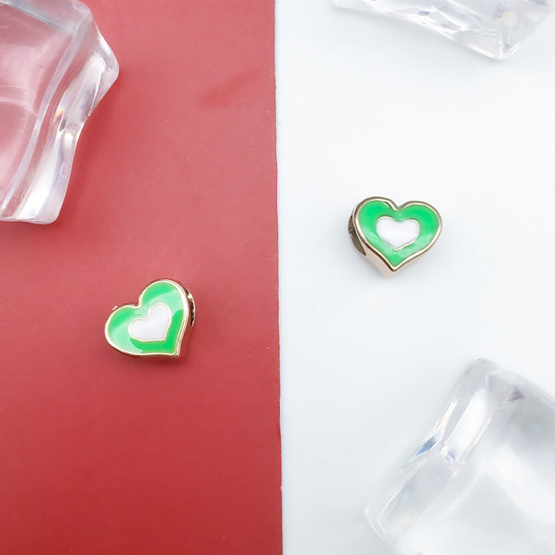 Enamel CCB Plastic Acrylic Beads 9-15mm Large Hole Playful Shapes 40pcs 13
