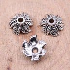 Alloy Leaf Bead Caps 11mm Antique Silver 60pcs 2