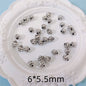 Alloy Lantern Spacer Beads 6mm Tibetan Style 100pcs 3