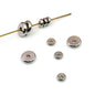 Stainless Steel Flat Spacer Beads 3-12mm Polished Smooth 100pcs
