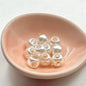 Colored Four-Hole Acrylic Beads Large Hole Chunky Mixed Finishes 100pcs 30