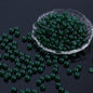 Glass Rondelle Spacer Beads 8mm Semi Transparent Imitation Jade 100pcs 11