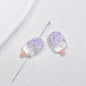 Clear Popsicle Acrylic Beads 20mm Colorful Drip Design 50pcs 13