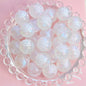 Painted Smiley Face Acrylic Beads 16mm Glow In The Dark 10pcs 17