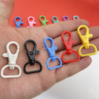 Colorful Plastic Swivel Snap Hook Keychain Clasps 40mm 20pcs 2