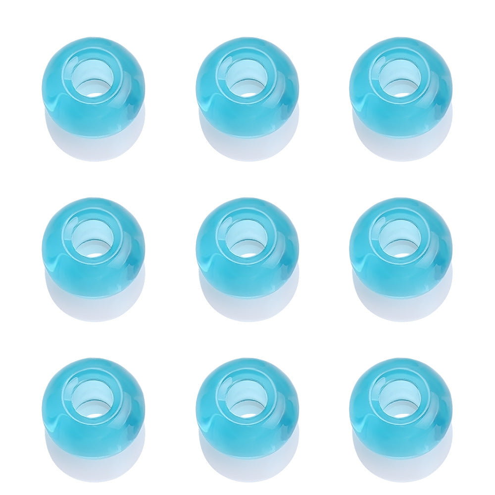Glass Spacer Beads 14mm Colorful Smooth Large Hole 20pcs 10