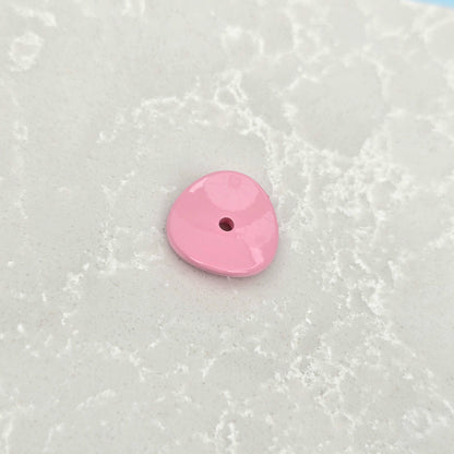 Acrylic Potato Chips Spacer Beads 14mm Baking Painted 20pcs 10