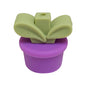 Silicone 3D Focal Beads Flowerpot Grass With Leaf Cluster 20pcs 21