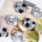 Crown Barrel Rhinestone Beads 23mm Silver Resin Alloy 5pcs